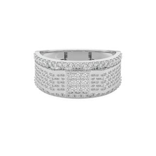 Neo Round Diamond Ring For Men